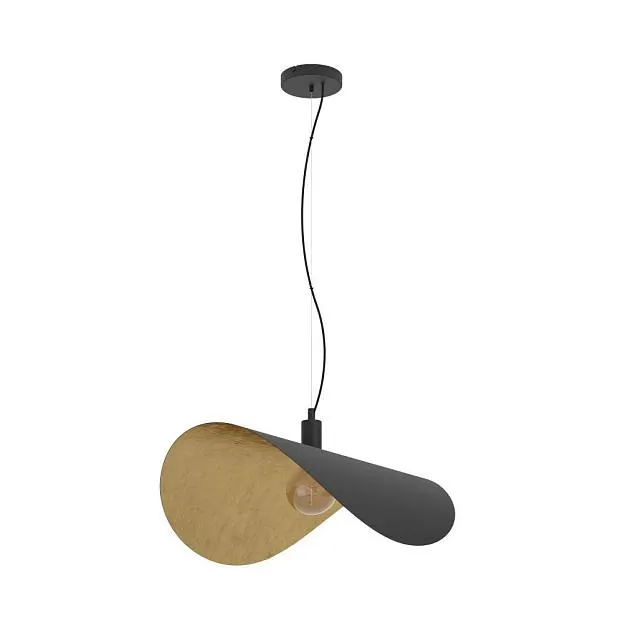 Светодиодный подвес 1X60W(E27), сталь, черный, золотой Eglo 390429 SACEDA