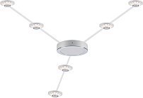Система накладных светодиодных спотов 1+6 Paulmann 93648 Surface-mounted luminaire Basin Star Frill