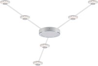 Система накладных светодиодных спотов 1+6 Paulmann 93648 Surface-mounted luminaire Basin Star Frill