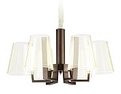 Подвесная люстра Ambrella light AK4025/6 CF кофе 96W D600*300 (ПДУ РАДИО 2.4)
