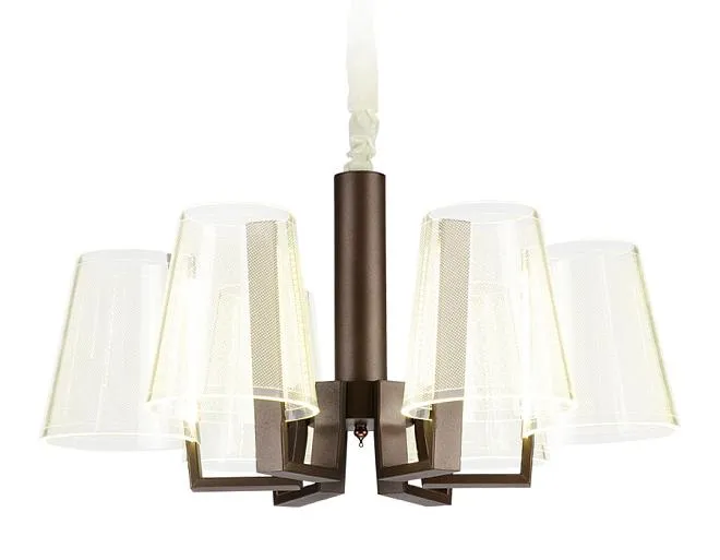Подвесная люстра Ambrella light AK4025/6 CF кофе 96W D600*300 (ПДУ РАДИО 2.4) Подвесная люстра Ambrella light AK4025/6 CF кофе 96W D600*300 (ПДУ РАДИО 2.4)