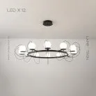 Кольцевые люстры и светильники HAUKUR 10 ламп Lampatron 7715-21627