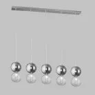 Подвесной светильник Eurosvet 50091/5 хром/дымчатый Selisa a057448