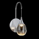 Настенный светильник Delight Collection MB24001004-1A chrome/clear Stilla