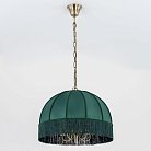 Люстра подвесная с зелёным абажуром Citilux CL407152 Базель