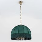 Люстра подвесная с зелёным абажуром Citilux CL407152 Базель