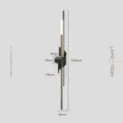 Бра TINUS BEND Размер L. Цвет черный Lampatron f-tinus-bend-l-black 8975-25408