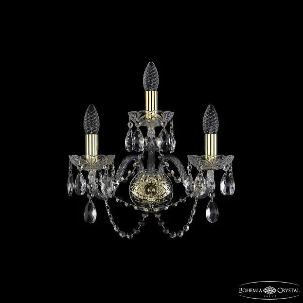 Бра хрустальный Bohemia 1402B/2+1/160 G Бра хрустальный Bohemia 1402B/2+1/160 G
