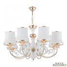 Люстра подвесная с плафонами 301097/8 Wh/Gd Arte Milano Florentia