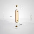 Бра PHEBE TALL Размер L. Цвет латунь Lampatron 8961-25359