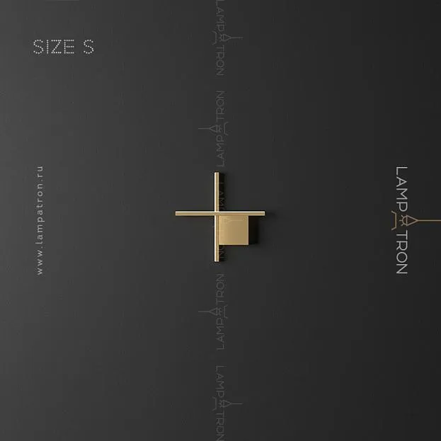 Бра STICH B Размер S. Цвет Латунь Lampatron stich-b-s-brass 6557-17913 Бра STICH B Размер S. Цвет Латунь Lampatron stich-b-s-brass 6557-17913