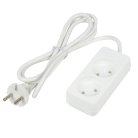 Розеточные блоки, удлинители Uniel S-CU2-1,5 WHITE Ultra