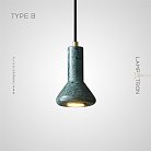 Подвесной светильник LOFFE Тип B. Цвет Латунь + Зеленый Lampatron 7234-19856