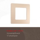 Рамка из поликарбоната на 1 пост Arte Milano 517.17-1.shampan am