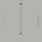 Подвесной светильник CAI Цвет Латунь Lampatron cai-brass 6410-17238