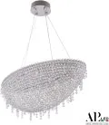 Люстра светодиодная хрустальная APL LED SH508.0.80.B.Ni.4000 Sicilia