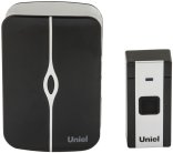 Кнопка звонка Uniel UDB-015W-R1T1-36S-100M-WH/BL