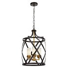 Подвесной светильник Lumina Deco LDP 1242-3 BK+MD Astila