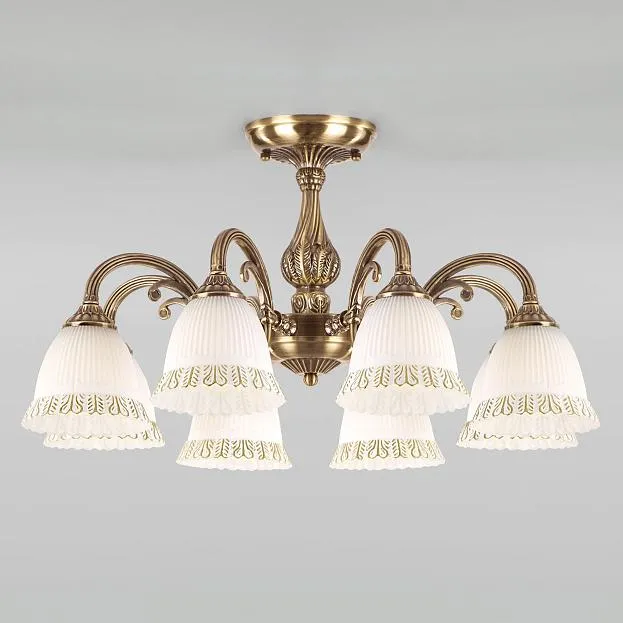 Потолочная люстра Eurosvet 60107/8 античная бронза a045766 Campina