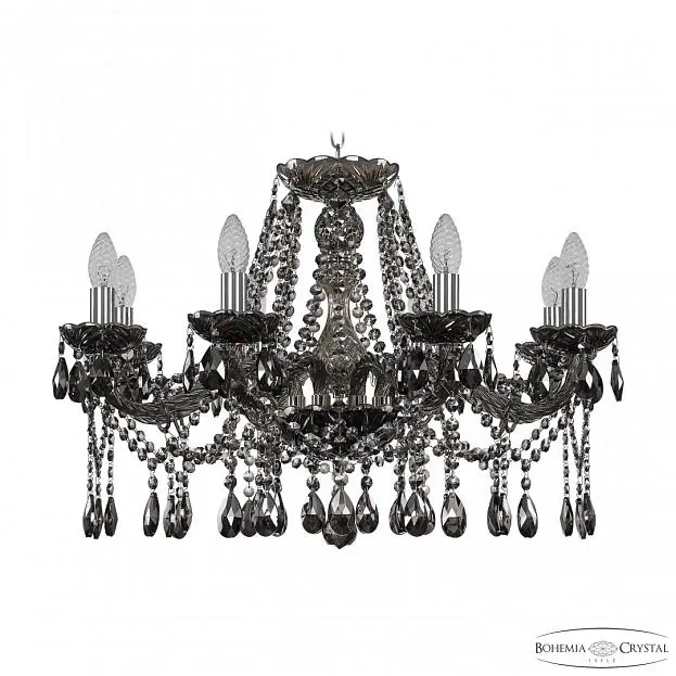 Люстра хрустальная Bohemia Ivele Crystal  1413/8/240 Ni M731