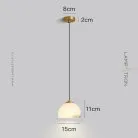 Подвесной светильник LUDVIG Цвет Латунь Lampatron f-ludvig-brass 8493-23416