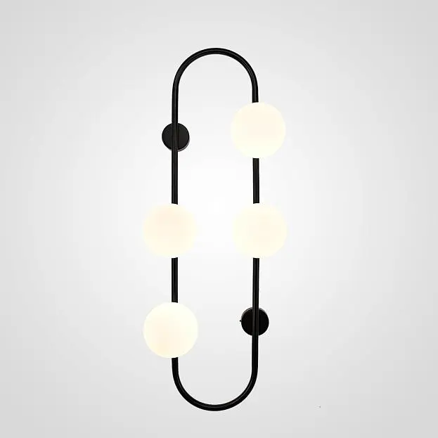 Настенное Бра Hoop Wall H77 Black ImperiumLoft213735-26 Настенное Бра Hoop Wall H77 Black ImperiumLoft213735-26