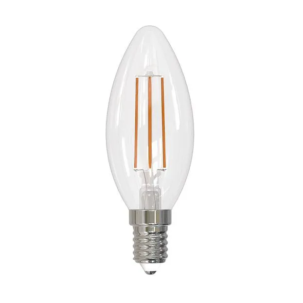 Лампочка светодиодная Uniel LED-C35-9W/3000K/E14/CL/DIM GLA01TR картон Лампочка светодиодная Uniel LED-C35-9W/3000K/E14/CL/DIM GLA01TR картон