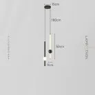 Подвесной светильник WAND VRT 2 подвеса. Цвет черный. Размер S Lampatron 8625-24082