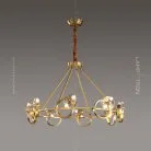 Кольцевые люстры и светильники ADONICA CH 8 плафонов (16 ламп). Lampatron 3767-9364