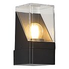 Светильник уличный настенный черный/черный E27 1*15W ST Luce SL9016.401.01 SLIDE