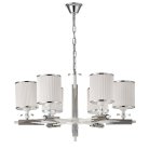 Подвесной светильник Escada 1156/6S E27*60W Matt white/Chrome Escada 1156/6S