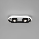Потолочный светильник Eurosvet 20123/2 LED белый/черный Slam a055521