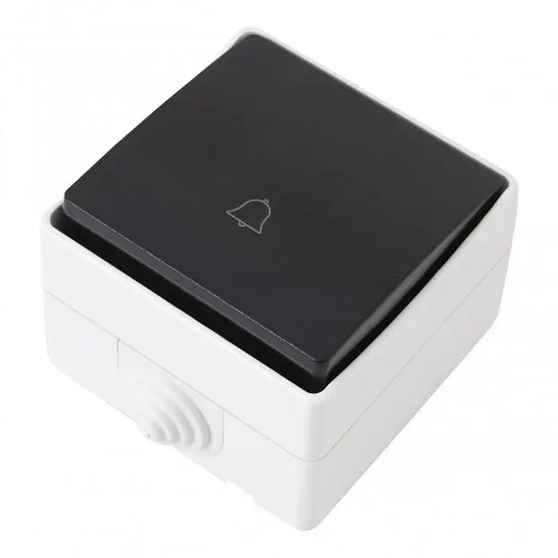 Кнопка дверного звонка, 10A 250V Arte Milano 309.36-1.grey am Кнопка дверного звонка, 10A 250V Arte Milano 309.36-1.grey am