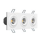 Встраиваемый поворотный светодиодный светильник Ledron LH07SB-R SQ3 White 4000K TRIAC