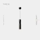 Подвесной светильник NIORD Тип B. Цвет Черный Lampatron 7246-19909