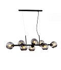 Подвесной светильник Lumina Deco LDP 7003-8 BK Morretti