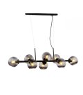 Подвесной светильник Lumina Deco LDP 7003-8 BK Morretti