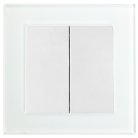 Выключатель 2-клавишный 250В 10А серия Катрин белый Stekker 39165 GLS10-7004-01