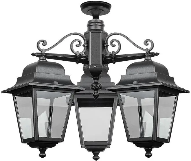 Потолочный светильник уличный Oasis Light 79970LA/3 Bl QUADRO L Потолочный светильник уличный Oasis Light 79970LA/3 Bl QUADRO L