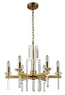 Подвесная люстра Crystal Lux MARRON SP6 BRASS