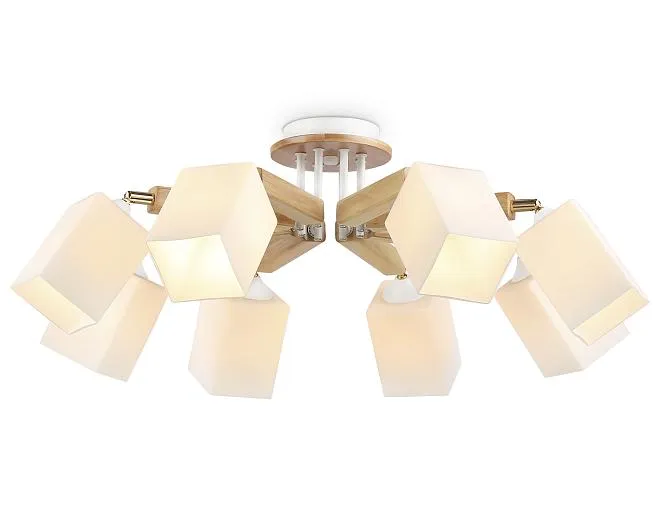 Потолочная люстра Ambrella light TR9522/8 WH/GD/FR