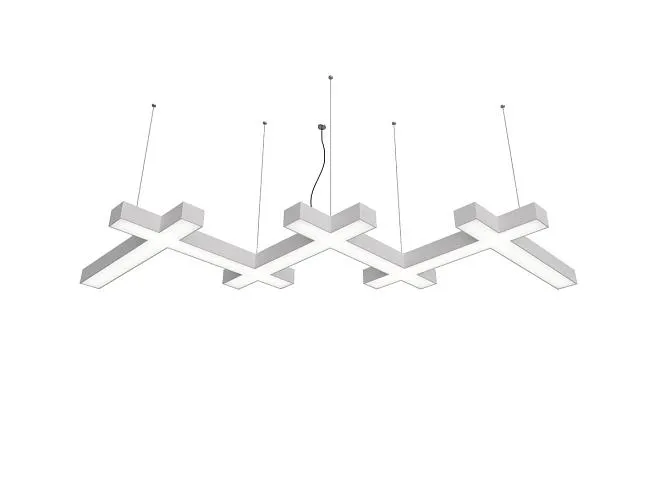 Подвесной светодиодный светильник 115Вт 4000K Donolux dl155x46nw115 ral9003 spec Patten