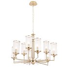 Подвесная люстра Crystal Lux Gloria SP9 Brass