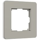 Рамка Werkel W0013067 Split дымчатый/белый, soft-touch a067259