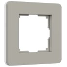 Рамка Werkel W0013067 Split дымчатый/белый, soft-touch a067259