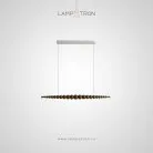 Реечный, рядный светильник BROLLE Размер S. Темное дерево Lampatron 8351-22799