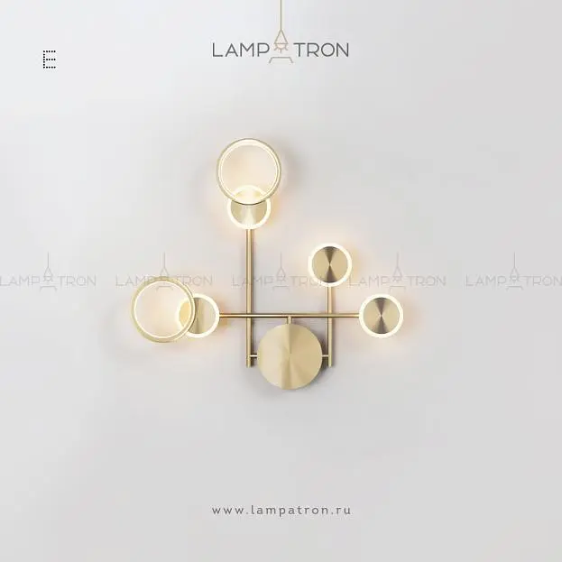 Бра ZINGY Размер E. Цвет Латунь Lampatron 4242-10624 Бра ZINGY Размер E. Цвет Латунь Lampatron 4242-10624