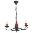 светильник подвесной, E14, 3x40W Velante 590-703-03 Деревянный стиль