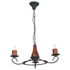 светильник подвесной, E14, 3x40W Velante 590-703-03 Деревянный стиль