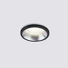 Встраиваемый светильник Elektrostandard 15269/LED сатин никель/черный Mosy a056019